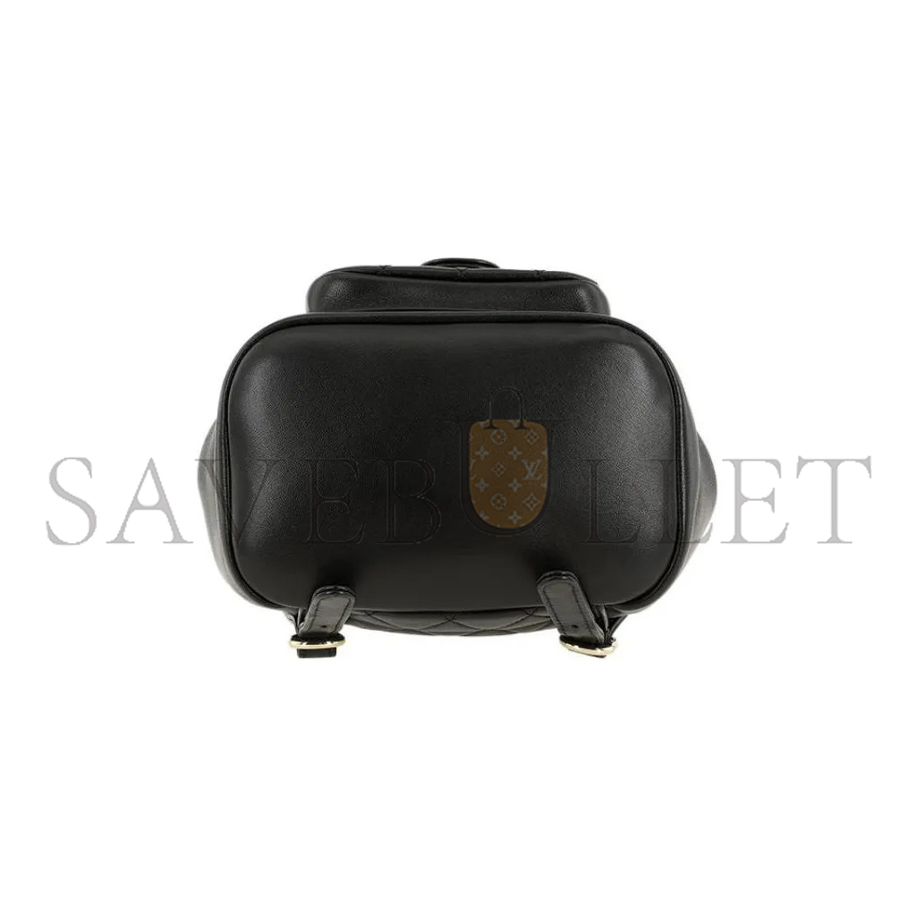 Ch*el duma sheepskin backpack black (18.5*18*12cm)